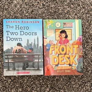 The Hero Two Doors Down and Front Desk Books